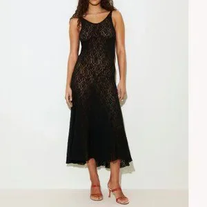 Gimaguas | Dresses | Gimaguas Florence Black Lace Midi Dress